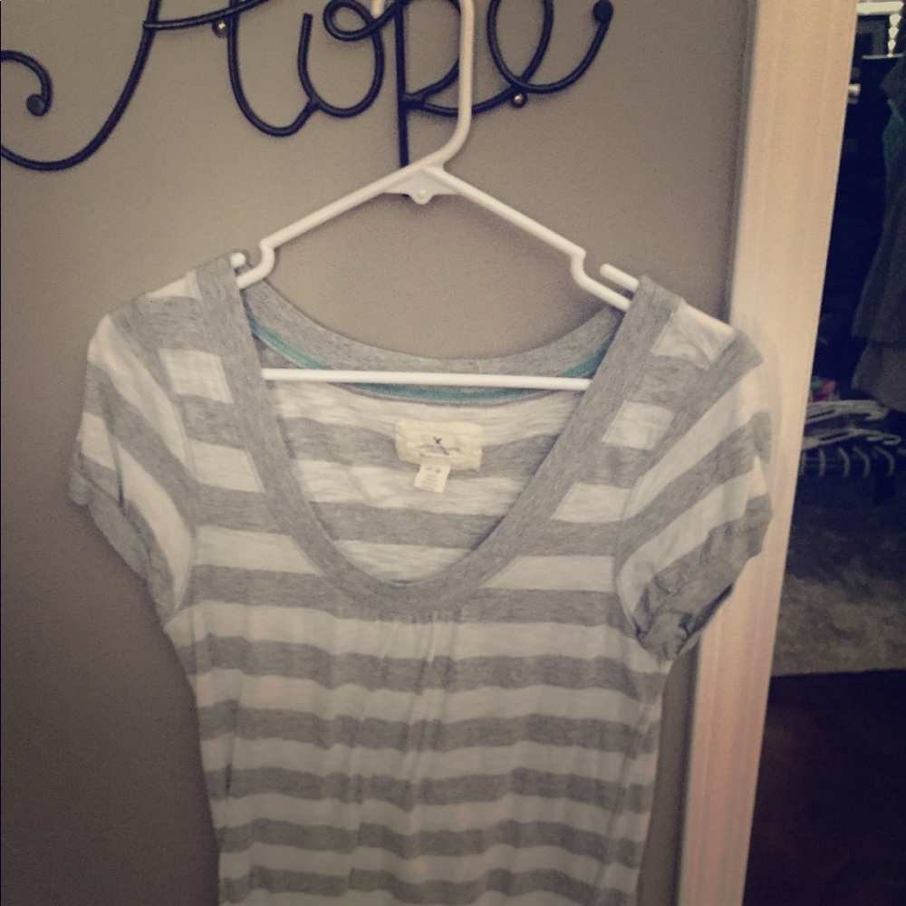 American Eagle Striped Tee